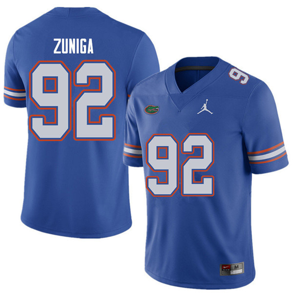 Jordan Brand Men #92 Jabari Zuniga Florida Gators College Football Jerseys Sale-Royal